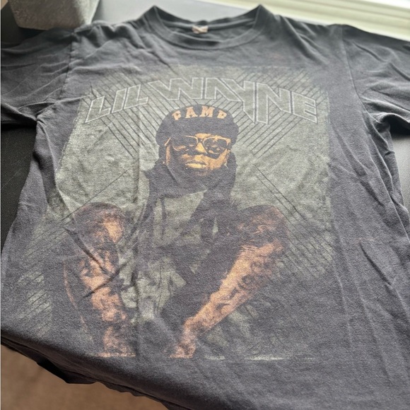 Lil Wayne Graphic Band Tee Black Size Medium - Picture 2 of 5